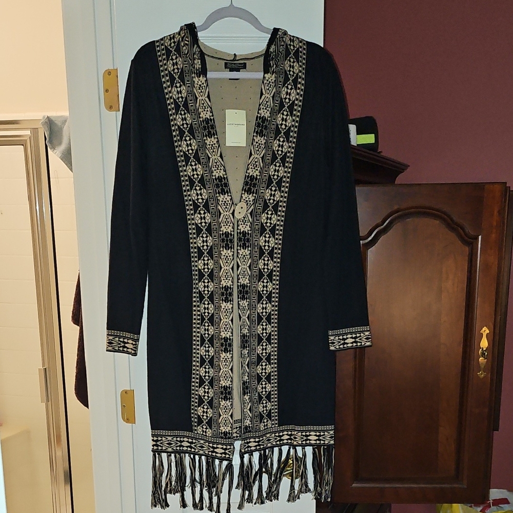 🎉HPx2🎉 Lucky Brand Hooded Cardigan